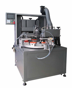 吉林体育用品印刷机-全自动转盘丝印机案例1